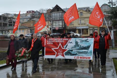 День рождения Красной Армии и Военно-Морского Флота отпраздновали в столице Дагестана городе Махачкале