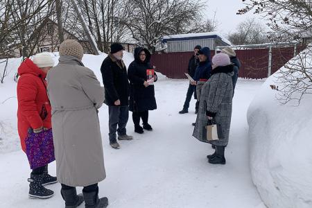 Рабочий выезд доверенных лиц Николая Харитонова в город Тейково Ивановской области