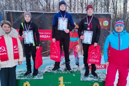 Архангельская область. В Вельске КПРФ провела лыжные гонки на призы "Пионерской правды"