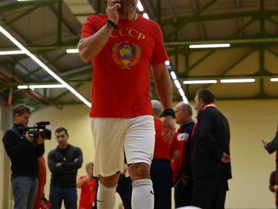 «КПРФ! Спорт! Победа!». Н.М. Харитонов и Г.А. Зюганов посетили тренировку и матч с участием команды КПРФ по мини-футболу