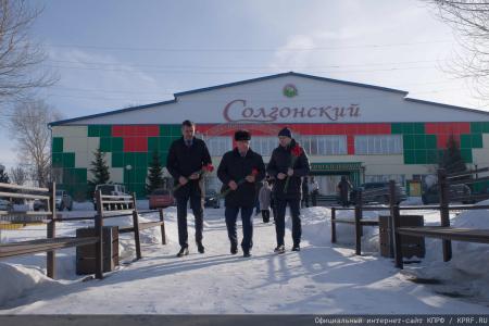 Репортаж о встрече Н.М. Харитонова с жителями города Красноярска