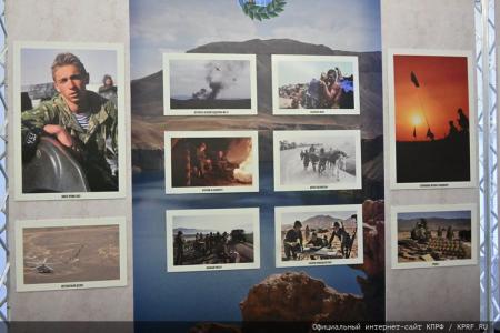 Г.А. Зюганов выступил на открывшейся в Госдуме фотовыставке, посвященной 35-й годовщине завершения выполнения боевых задач 40-й Армией в Афганистане