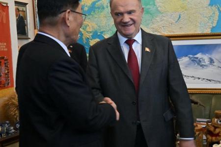 Г.А. Зюганов встретился в Москве с делегацией Трудовой партии Кореи