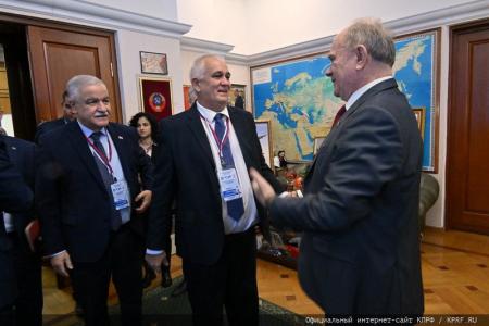 Г.А. Зюганов встретился в Москве с кубинской делегацией