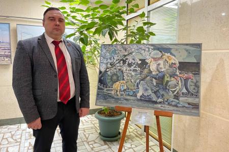 Коммунисты Республики Крым посетили выставку, посвящённую СВО