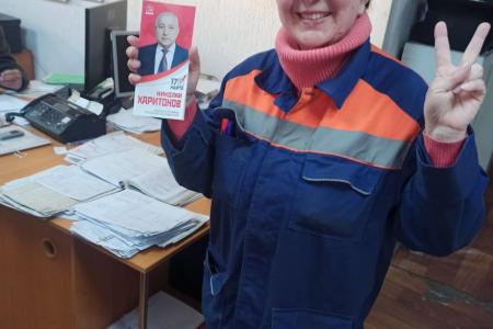 Севастопольские коммунисты ведут активную работу в поддержку Николая Харитонова