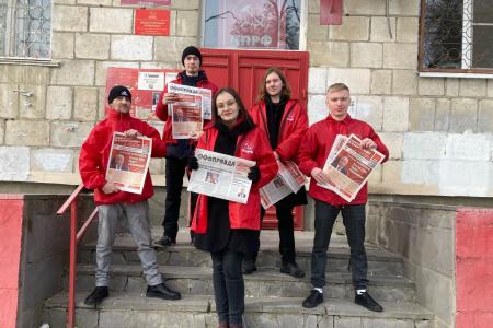 В Сталинградском обкоме КПРФ прошло очередное заседание избирательного штаба кандидата в Президенты РФ Николая Харитонова