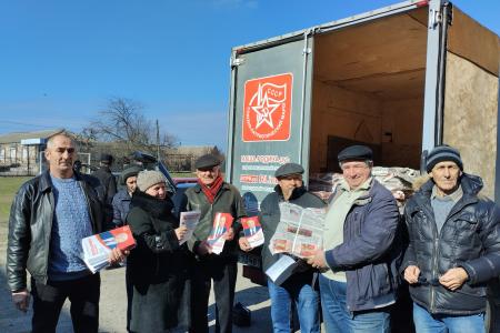 О работе Запорожского обкома КПРФ в поддержку Николая Харитонова
