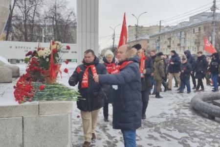 Рязанские коммунисты отметили 106-ю годовщину со Дня рождения Рабоче-Крестьянской Красной Армии