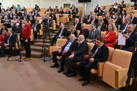 Руководитель «Росатома» А.Е. Лихачев выступил на заседании фракции КПРФ в Госдуме