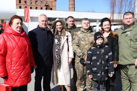 Кандидат в Президенты РФ Н.М. Харитонов вместе с делегацией КПРФ посетил в рамках рабочего визита в Сталинград музей-заповедник «Сталинградская битва»