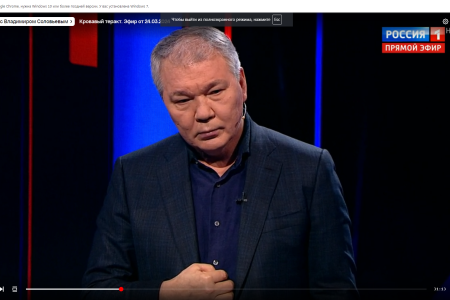 Леонид Калашников в программе «Вечер с Владимиром Соловьевым» на телеканале Россия-1