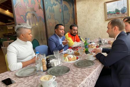 Краснодарский край, Сочи. Коммунист-депутат Владислав Жиронкин принял участие во встрече с делегацией Компартии Непала