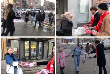 В Тульской области коммунисты наращивают агитационные рейды за кандидата в президенты от КПРФ Н.М. Харитонова