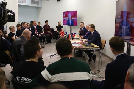 Н.М. Харитонов встретился со студенческими профсоюзами