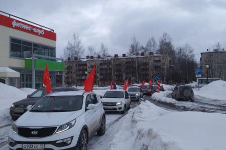 Марий Эл. Автопробег в Йошкар-Оле в честь 8 Марта