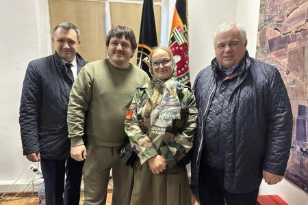 Делегация во главе с К.К. Тайсаевым работает в Донецкой Народной Республике