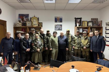Делегация во главе с К.К. Тайсаевым работает в Донецкой Народной Республике
