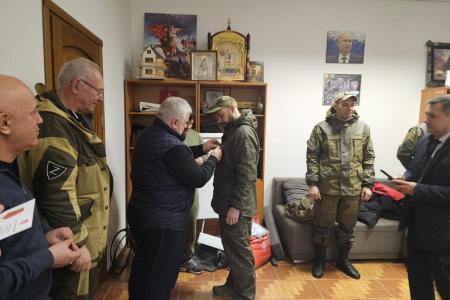 Делегация во главе с К.К. Тайсаевым работает в Донецкой Народной Республике