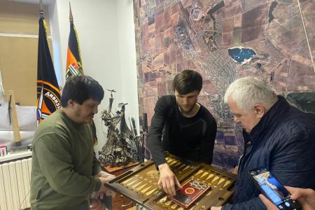 Делегация во главе с К.К. Тайсаевым работает в Донецкой Народной Республике
