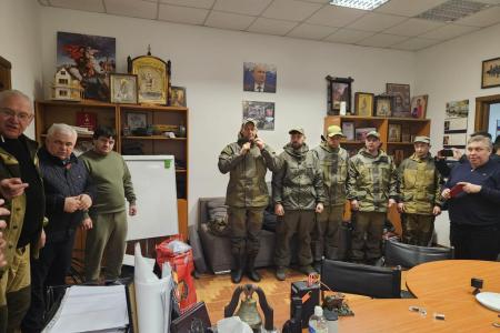 Делегация во главе с К.К. Тайсаевым работает в Донецкой Народной Республике