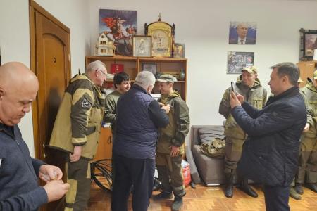 Делегация во главе с К.К. Тайсаевым работает в Донецкой Народной Республике