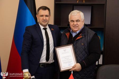 Делегация во главе с К.К. Тайсаевым работает в Донецкой Народной Республике