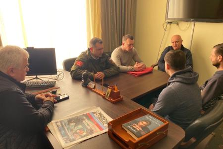 Делегация КПРФ во главе с К.К. Тайсаевым продолжила работу в Донецкой Народной Республике