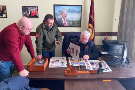 Делегация КПРФ во главе с К.К. Тайсаевым продолжила работу в Донецкой Народной Республике