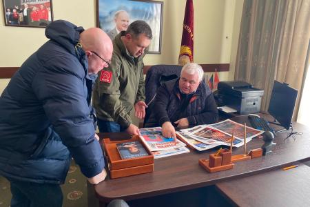 Делегация КПРФ во главе с К.К. Тайсаевым продолжила работу в Донецкой Народной Республике