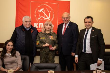 Делегация КПРФ во главе с К.К. Тайсаевым продолжила работу в Донецкой Народной Республике