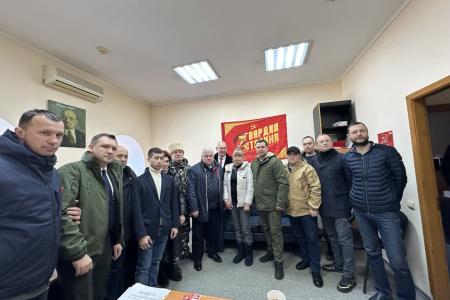 Делегация КПРФ во главе с К.К. Тайсаевым продолжила работу в Донецкой Народной Республике
