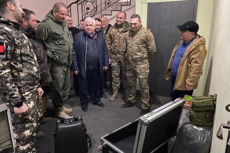 Делегация КПРФ во главе с К.К. Тайсаевым работает в Луганской Народной Республике
