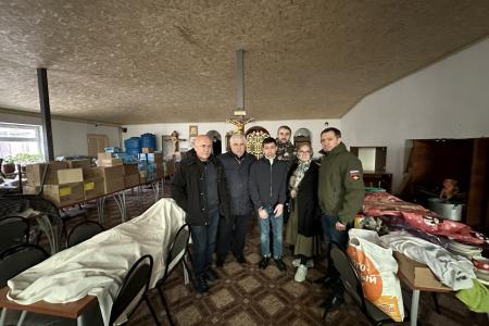 Делегация КПРФ во главе с К.К. Тайсаевым работает в Луганской Народной Республике