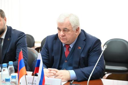 К.К. Тайсаев провел двустороннюю встречу с депутатом Национального Собрания РА  А.А. Геворгяном