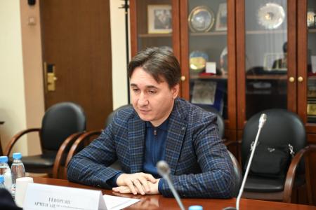 К.К. Тайсаев провел двустороннюю встречу с депутатом Национального Собрания РА  А.А. Геворгяном