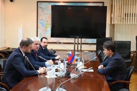 К.К. Тайсаев провел двустороннюю встречу с депутатом Национального Собрания РА  А.А. Геворгяном