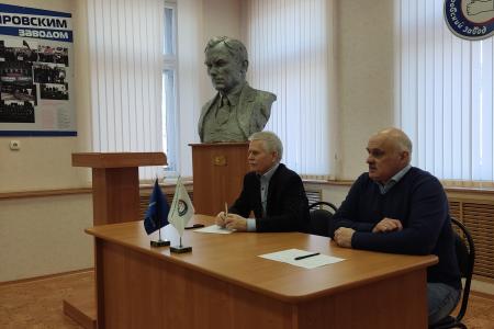 Санкт-Петербург. Сергей Пантелеев встретился с трудовыми коллективами Кировского завода и Академии машиностроения им. Ж.Я. Котина