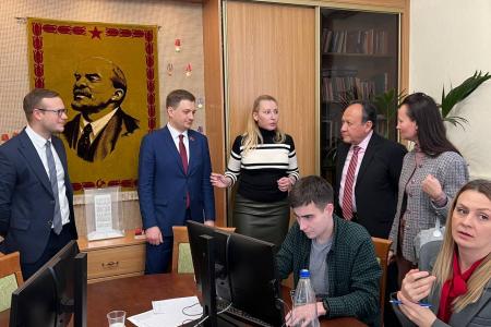 Штаб группы «Красный контроль» посетили иностранные наблюдатели