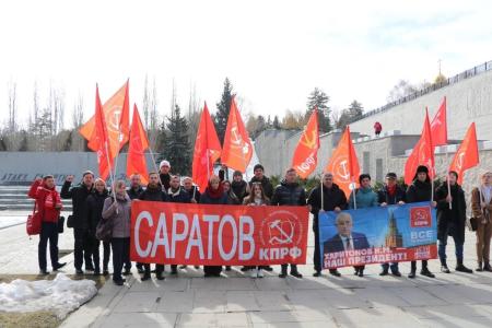 Ольга Алимова об участии саратовских коммунистов в рабочем визите Николая Харитонова в Волгоград