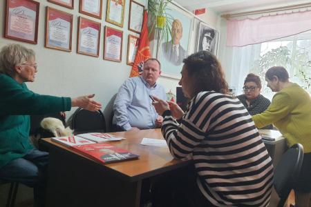 Жители Заволжского района Ивановской области встретились с доверенными лицами Николая Харитонова