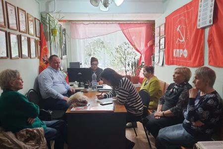 Жители Заволжского района Ивановской области встретились с доверенными лицами Николая Харитонова