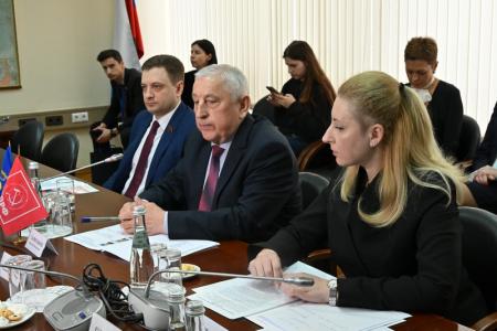 Н.М. Харитонов встретился в Москве с международными наблюдателями от ПА ОДКБ