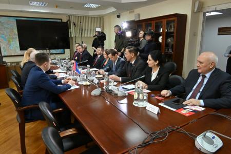 Н.М. Харитонов встретился в Москве с международными наблюдателями от ПА ОДКБ