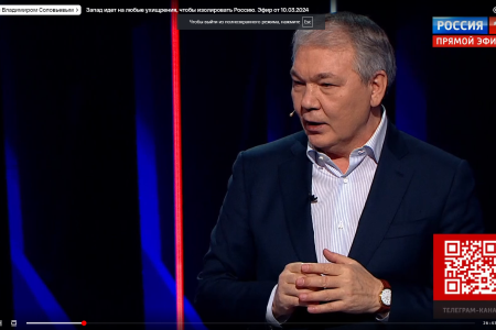 Леонид Калашников выступил в программе «Вечер с Владимиром Соловьевым»