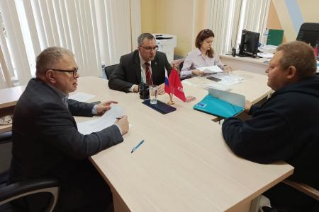 Московская область. Депутат КПРФ Александр Наумов провел прием граждан в Ступине