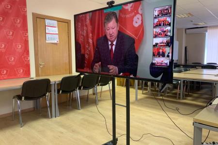 Первый секретарь МК КПРФ Николай Васильев выступил на Общероссийском открытом партийном собрании