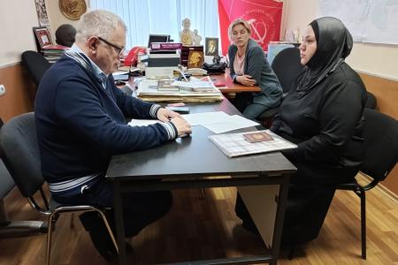 Руководитель фракции КПРФ в Мособлдуме Александр Наумов провел прием граждан в Видном