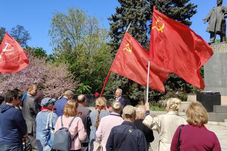 В Ростове отметили 154-ю годовщину со Дня рождения В.И. Ленина