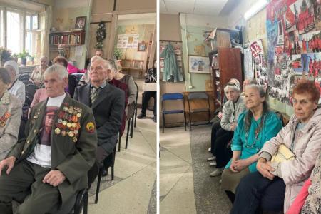 Ольга Алимова совместно Валерием Рашкиным провела встречу с организацией «Детей войны» Ленинского района Саратова
